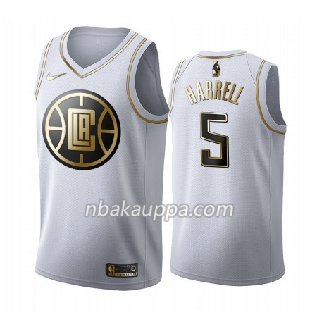 Los Angeles Clippers Montrezl Harrell 5 Nike 2019-2020 Valkoinen Golden Edition Pelipaidat Swingman - Miesten